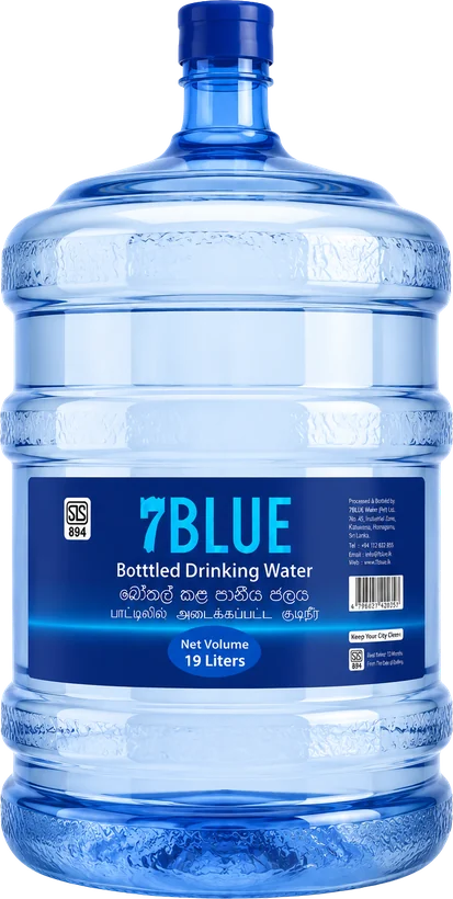 7Blue 19 litre returnable water can