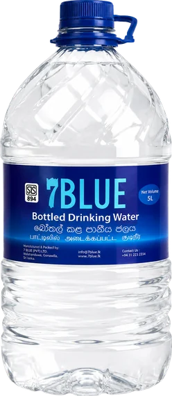 7Blue 5 litre PET bottle
